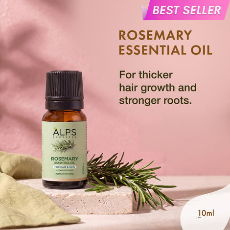 Buy Alps Goodness Pure Essential Oil - Rosemary (10 ml) | Essential oil for Hair & Skin | Paraben Free, Fragnance Free, Mineral Oil Free | Healthy Hair Growth | Fights Acne-Purplle