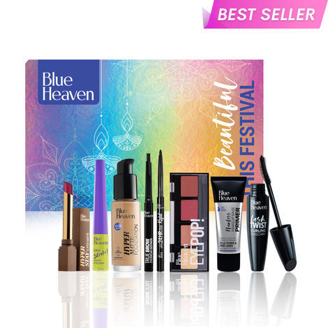 Buy Blue Heaven Festive Make Up Kit Fair Tone Combo, Medium Tone, 75.1 gm-Purplle