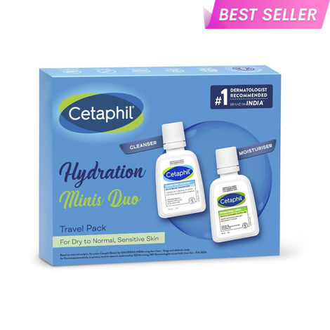 Buy Cetaphil Mini Travel Pack for Sensitive Skin, Facewash & Moisturizer 50 ml-Purplle