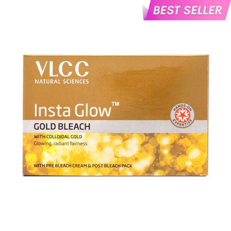 Buy VLCC Insta Glow Gold Bleach (60 gm)-Purplle