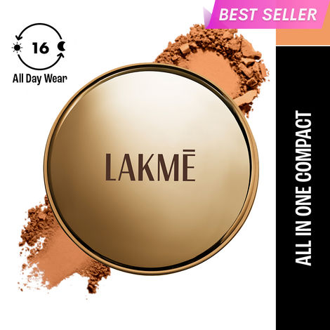Buy Lakme Powerplay Priming Powder Foundation Compact, Natural Almond, 9 gm-Purplle