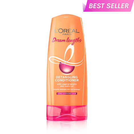 Buy L'Oreal Paris Detangling Conditioner, Nourishes, Repair and Shine, For Long and Lifeless Hair, Dream Lengths, 180ml-Purplle