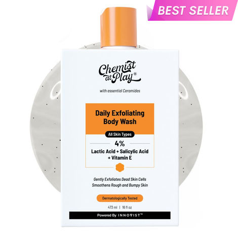 Buy Chemist at Play Exfoliating Body Wash | Salicylic Acid, Vitamin E & Lactic Acid | Softens Skin (473 ml)-Purplle