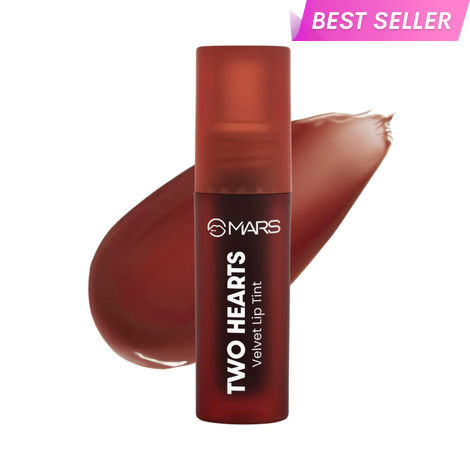 Buy MARS Love Track Velvet Lip Tint (2.8 ml) (TWO HEART) | Velvet Matte Finish | Non-Sticky & Lightweight | Highly Pigmented | Comfortable Wear | 6 Flattering Shades-Purplle