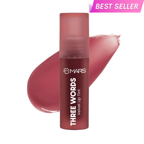Buy MARS Love Track Velvet Lip Tint (2.8 ml) (THREE WORDS) | Velvet Matte Finish | Non-Sticky & Lightweight | Highly Pigmented | Comfortable Wear | 6 Flattering Shades-Purplle