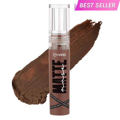 Buy MARS Matte Muse Mousse Lipstick (3 ml) (04-TREND SETTER) with Doe-Foot Applicator | Highly Pigmented | Smooth Texture | Hydrating Formula | Blurry Lips Effect-Purplle