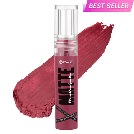 Buy MARS Matte Muse Mousse Lipstick (3 ml) (10-WINNER WOMEN) with Doe-Foot Applicator | Highly Pigmented | Smooth Texture | Hydrating Formula | Blurry Lips Effect-Purplle