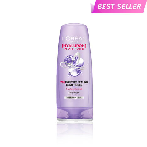 Buy L'Oreal Paris Hyaluron Moisture 72H Moisture Sealing Conditioner | With Hyaluronic Acid | For Dry & Dehydrated Hair | Adds Shine & Bounce 180 ml-Purplle