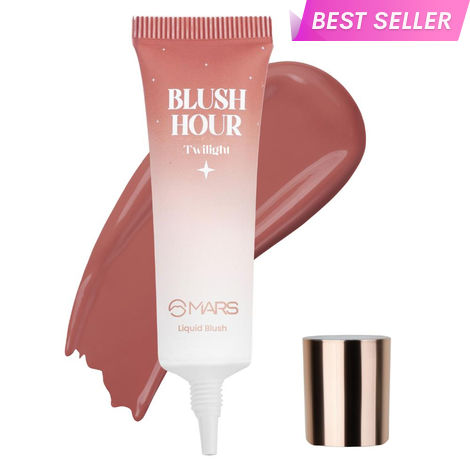 Buy MARS Liquid Blush Hour | Dewy-Matte Finish | Highly Pigmented | Lightweight & Long-Lasting Formula | Effortless Application (12 ml) (02-TWILIGHT)-Purplle