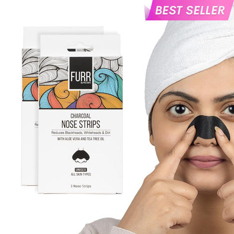 Buy FURR By Pee Safe Charcoal Nose Strips 3N (Pack of 2)-Purplle