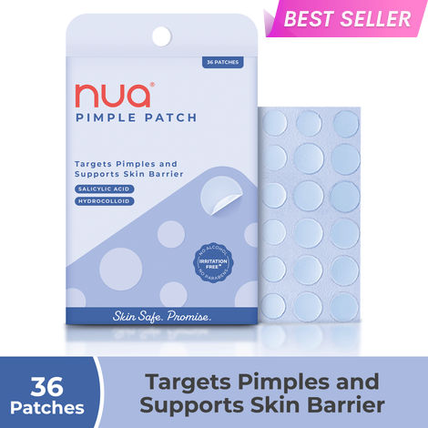 Buy Nua Pimple Patch Acne Control, Hydrocolloid And Salicylic Acid 36 Patches-Purplle