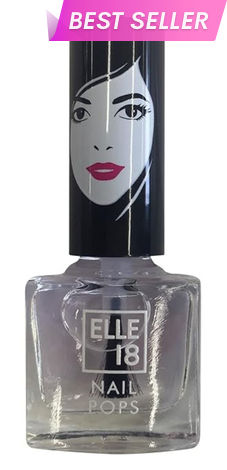 Buy Elle18 Nail Pops Nail Color Shade 27 - Transparent (5 ml)-Purplle