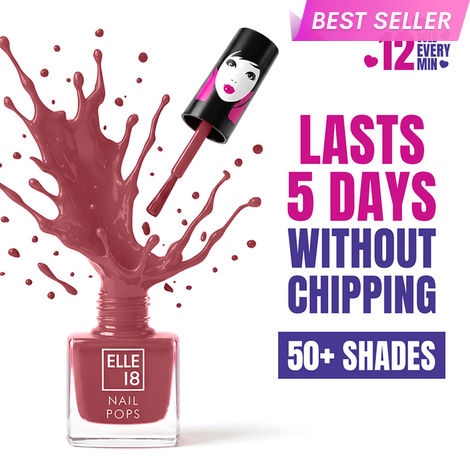 Buy Elle18 Nail Pops Nail Color 160 (5 ml)-Purplle