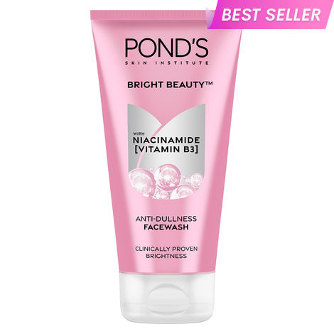 Buy Ponds Bright Beauty Facewash with Niacinamide |For Glass Skin-like Shine | Enriched with Vitamin B3| 150 gm-Purplle