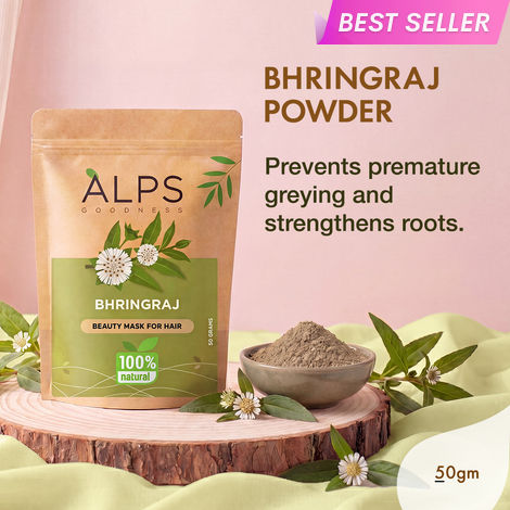Buy Alps Goodness Powder - Bhringraj (50 gm)-Purplle