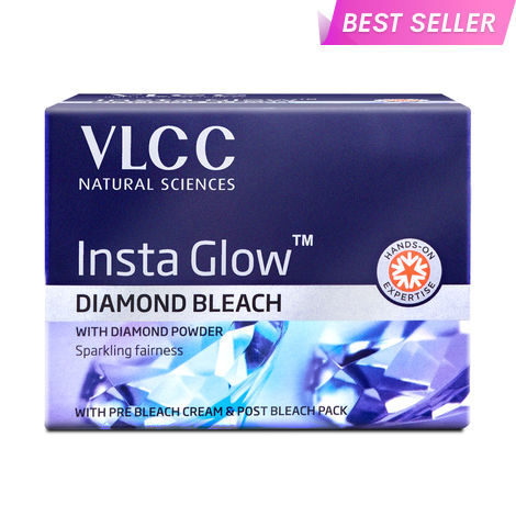 Buy VLCC Insta Glow Diamond Bleach (30 gm)-Purplle