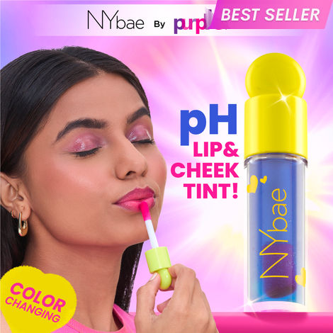 Buy NY Bae pH Lip & Cheek Tint (5 ml) | Colour Changing | Custom Shade | pH Adaptable | Dewy Blush | Glossy Lips | Lightweight | Non-Sticky | Multi-use-Purplle