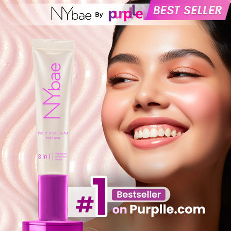 Buy NY Bae PRO Strobe Cream - Pink Topaz (12 gm) | Primer + Highlighter + Moisturizer | Dewy Makeup | Glowing Korean Skin | Best Suited For Normal To Dry Skin-Purplle