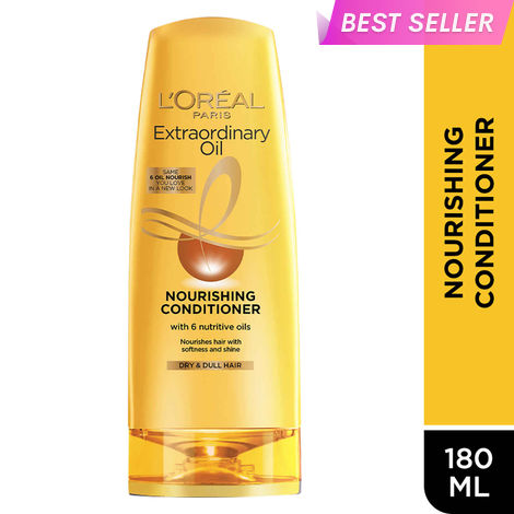 Buy L'Oreal Paris Extraordinary Oil Nourishing Conditioner For Dry & Dull Hair, 180 ml-Purplle