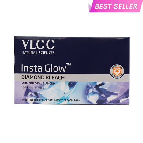 Buy VLCC Insta Glow Diamond Bleach (402 gm)-Purplle