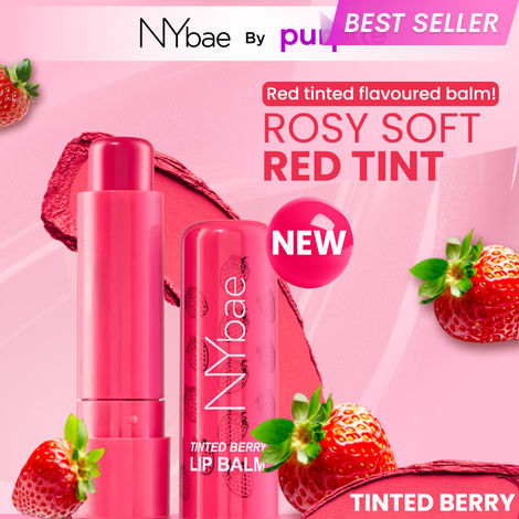 Buy NY Bae Tinted Berry Lip Balm (4.5 gm) | Hydration | All Day comfort | Tinted Lip Balm-Purplle