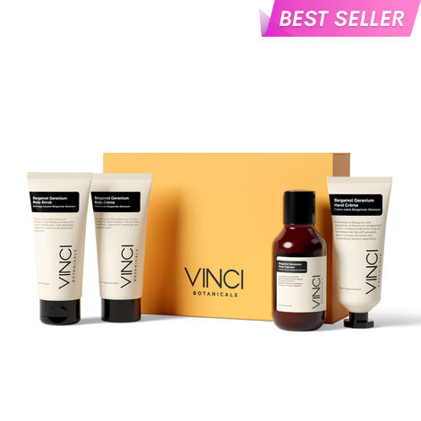 Buy Vinci Botanicals Bergamot Geranium Bath & Body Quad Set of 4-Purplle
