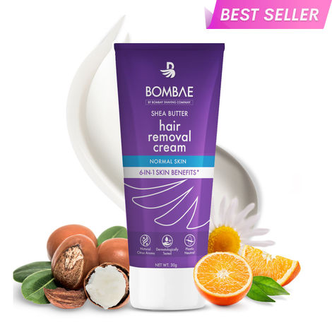 Buy Bombae Shea Butter Hair Removal Cream For Women - 30 gm-Purplle