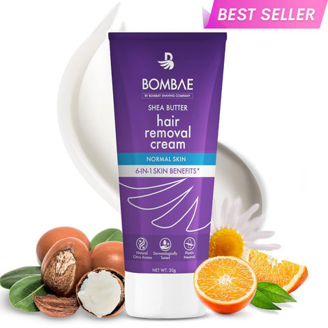 Buy Bombae Shea Butter Hair Removal Cream For Women - 30 gm-Purplle
