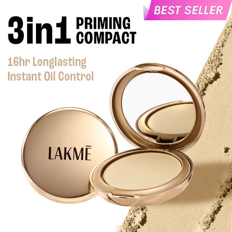 Buy Lakme Powerplay Primin gm Powder Foundation Compact,&nbsp;Ivory Cream&nbsp;| 9 gm-Purplle