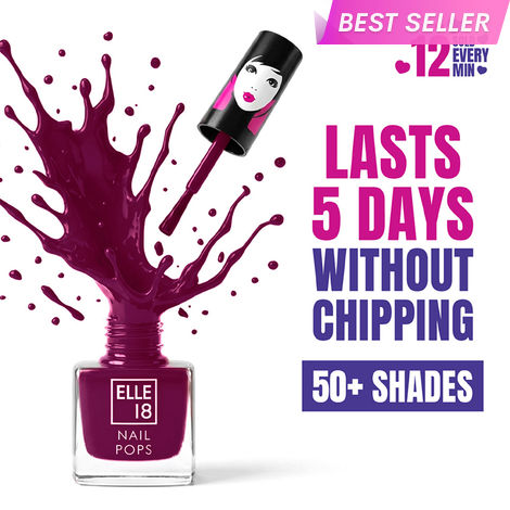 Buy Elle18 Nail Pops Nail Color 164 (5 ml)-Purplle