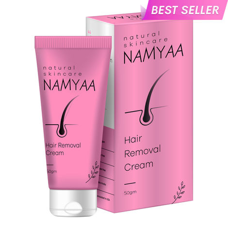 Buy Namyaa Hair Removal Cream for Intimate Skin Women 50 gm with After Wax Soothing Serum with Vitamin C-Purplle