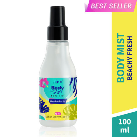Buy Plum BodyLovin' Hawaiian Rumba Body Mist | Long Lasting Beachy Fragrance For Women & Men With Gardenia & Vanilla | High On Fun | Travel-Friendly Perfume Body Spray 100 ml-Purplle