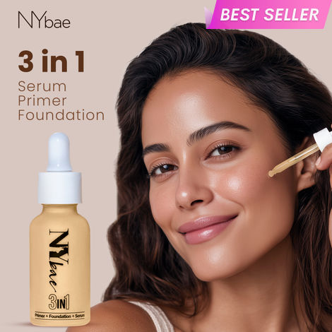 Buy NY Bae 3 in 1 Serum Foundation - Pure Beige 16 (30 ml)-Purplle