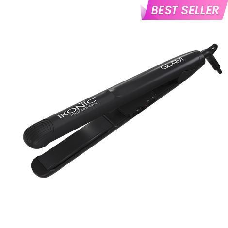 Buy IKONIC PROFESSIONAL Glam Hair Straightener With Professional Cutting-Edge Floating Tourmaline Ceramic Plates Ideal For Straightening, Curls, Waves Auto Controlled Heat Setting, Lightweight, Travel Friendly Quick Heat Up 1 pc-Purplle