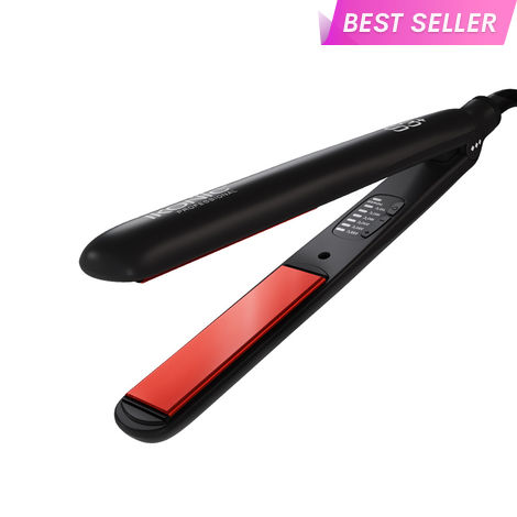 Buy IKONIC PROFESSIONAL S3+ Hair Straightener, Black & Red, Professional Ceramic Floating Plates, Adjustable Temparature Control, Instat Heat Up and Easy To Use 1 pc-Purplle