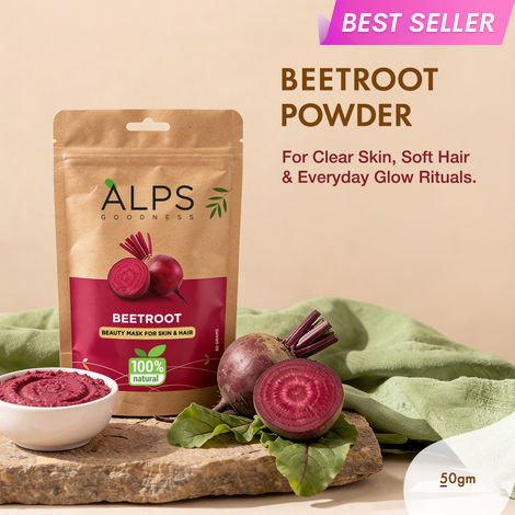 Buy Alps Goodness Beetroot Powder Beauty Mask for Skin & Hair (50 gm)-Purplle
