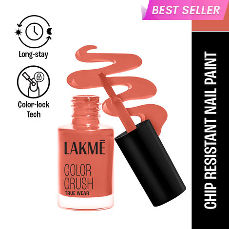Buy Lakme True Wear Color Crush Nail Polish, Long Lasting & Vibrant Nail Paint, 237, 6 ml-Purplle