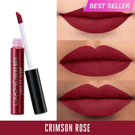 Buy Lakme Forever Matte Liquid Lip Colour - Crimson Rose (5.6 ml)-Purplle
