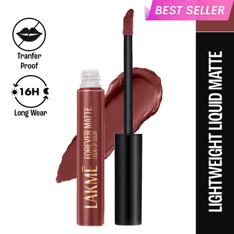 Buy Lakme Forever Matte Liquid Lip, 16hr Lipstick, Lightweight & transferproof - Nude Dream, 5.6 ml-Purplle