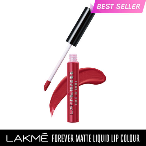 Buy Lakme Forever Matte Liquid Lip Colour - Red Velvet (5.6 ml)-Purplle