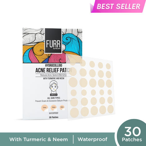 Buy FURR By Pee Safe Hydrocolloid Acne Patch With Turmeric - 30 Patches-Purplle
