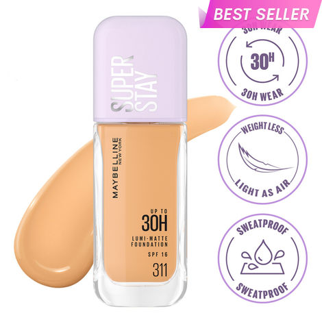 Buy Maybelline New York Super Stay Lumi Matte Liquid Foundation, 311, 30 HR Long Lasting yet Lightweight Foundation - 35 ml-Purplle