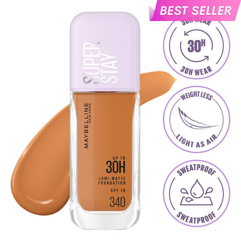 Buy Maybelline New York Super Stay Lumi Matte Liquid Foundation, 340, 30 HR Long Lasting yet Lightweight Foundation - 35 ml-Purplle