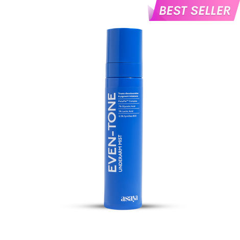 Buy Asaya Even Tone Mist for Dark Underarm | 7% Glycolic Acid Spray with 3% Lactic Acid & MelaMe™ Complex | Helps fade dark underarm patches | Brightens Skin & Exfoliates Underarm | Controls Odour & Fades Darkness | For Women & Men | 100 ml-Purplle