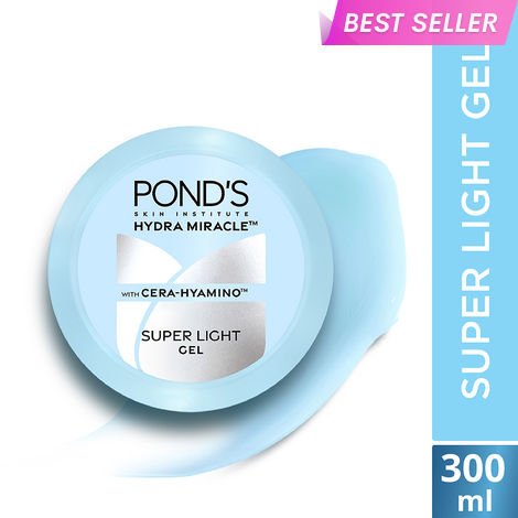 Buy Pond's Super Light Gel Oil Free Face Moisturizer 300 gm | With Cera-Hyamino for Ultimate Soft Smooth Skin - Daily Use-Purplle