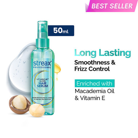 Buy Streax Professional Vitariche Gloss Hair Serum - 50 ml-Purplle