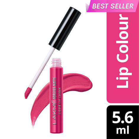 Buy Lakme Forever Matte Liquid Lip Colour, Pink Prom (5.6 ml)-Purplle