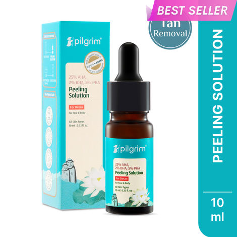 Buy Pilgrim 25% AHA, 2% BHA, 5% PHA Peeling Solution Face Serum for Exfoliation|Detan 10 ml-Purplle