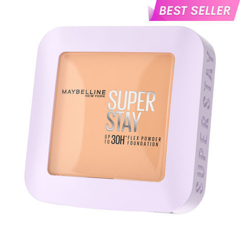 Buy Maybelline New York Super Stay Flex Powder Foundation Compact, 128, Full Coverage, 30H Full Coverage, Perfect for Oily Skin, Waterproof & Sweatproof - 9 gm-Purplle