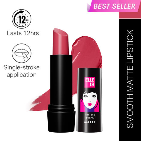 Buy Elle18 Color Pop Matte Lip Color, P21, Pink Kiss, 4.3 gm-Purplle
